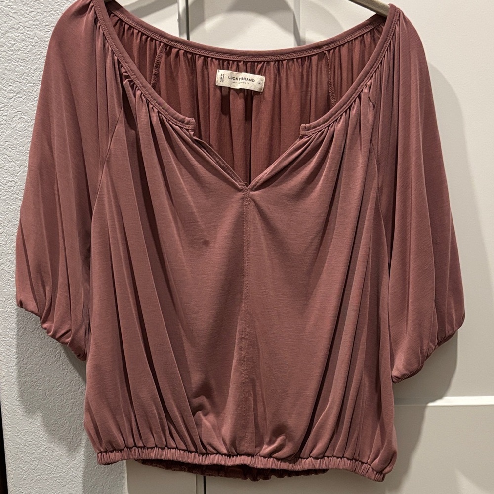 Lucky Brand Mauve Blouse